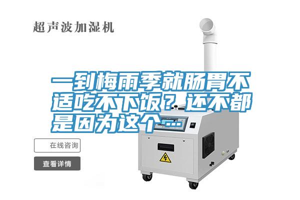 一到梅雨季就肠胃不适吃不下饭？还不都是因为这个…