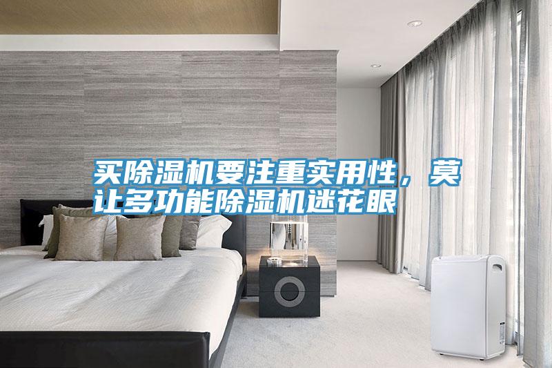 买除湿机要注重实用性，莫让多功能除湿机迷花眼
