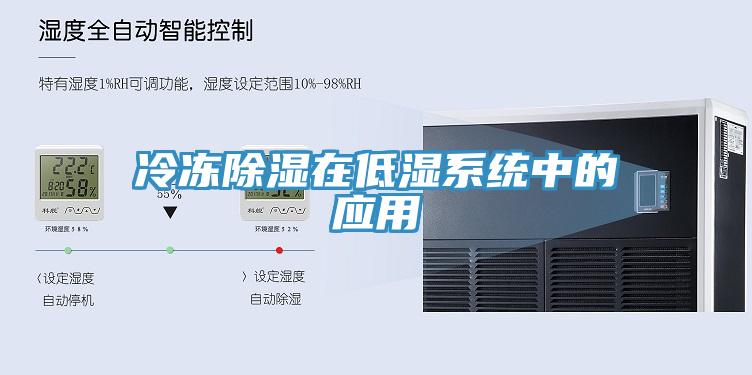 冷冻除湿在低湿系统中的应用