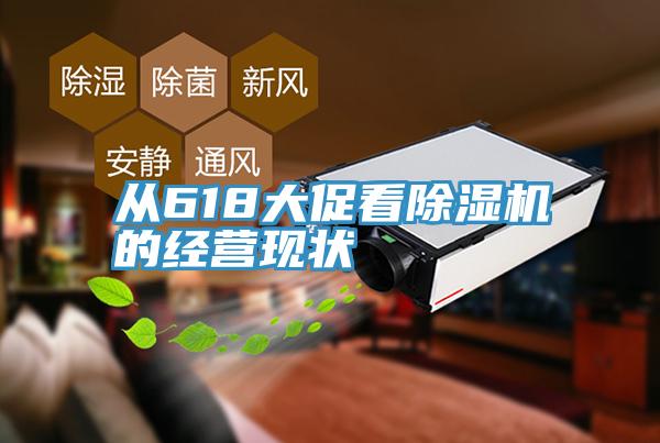 从618大促看除湿机的经营现状