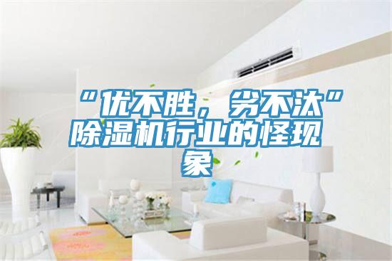 “优不胜，劣不汰”除湿机行业的怪现象