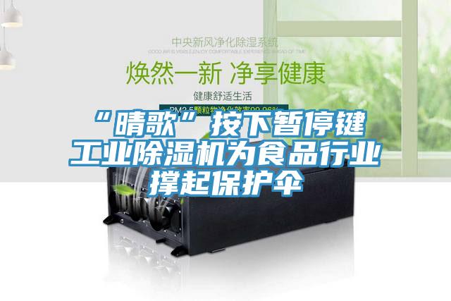 “晴歌”按下暂停键 工业除湿机为食品行业撑起?；ど?></div>
								<div class=