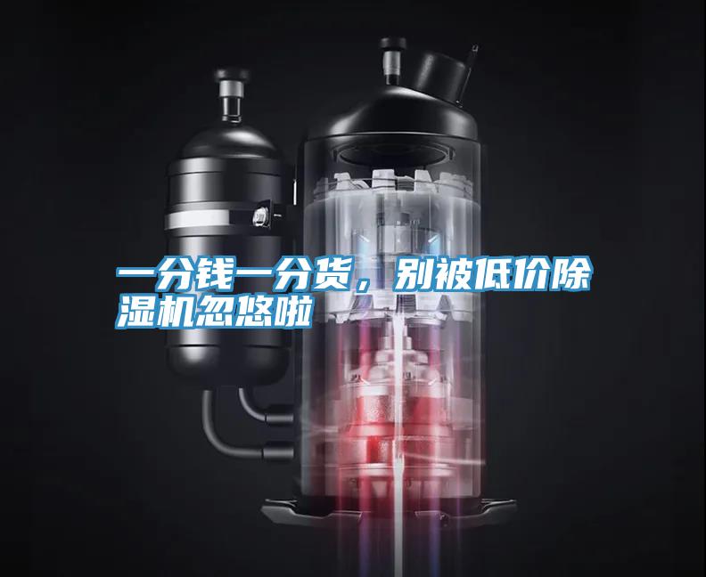 一分钱一分货，别被低价除湿机忽悠啦