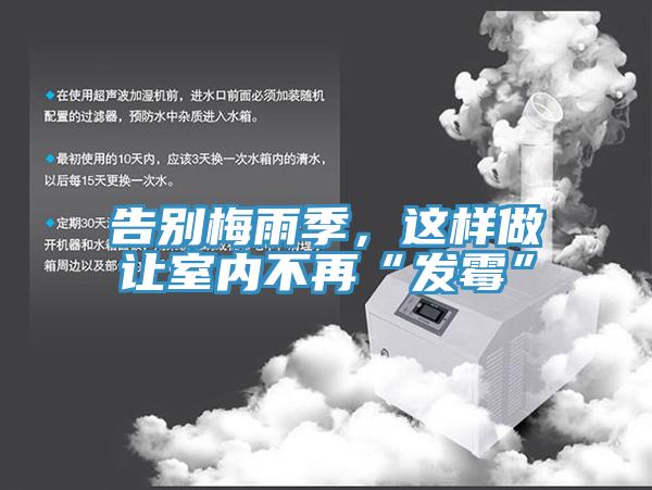 告别梅雨季，这样做让室内不再“发霉”
