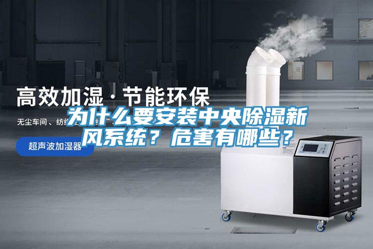 为什么要安装中央除湿新风系统？危害有哪些？