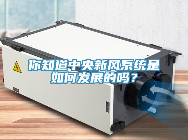 你知道中央新风系统是如何发展的吗？