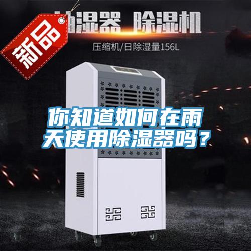 你知道如何在雨天使用除湿器吗？