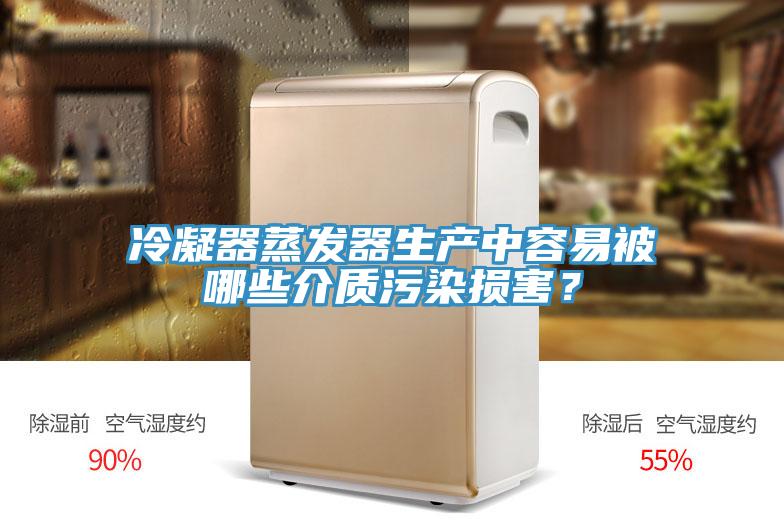 冷凝器蒸发器生产中容易被哪些介质污染损害？