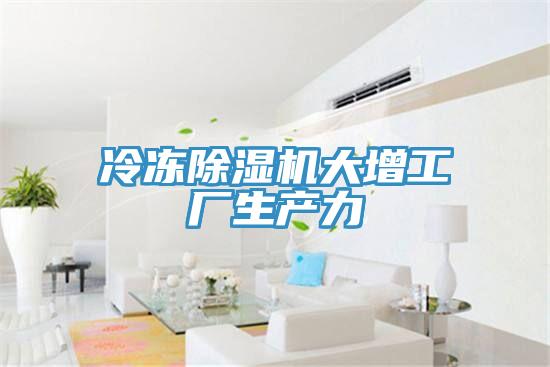 冷冻除湿机大增工厂生产力