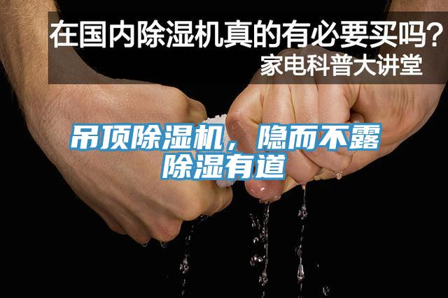 吊顶除湿机，隐而不露除湿有道