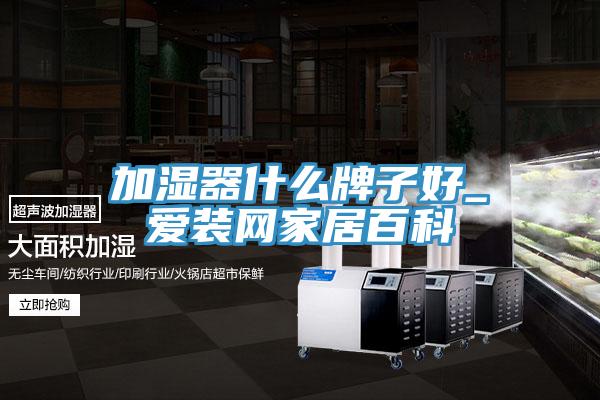 加湿器什么牌子好_爱装网家居百科