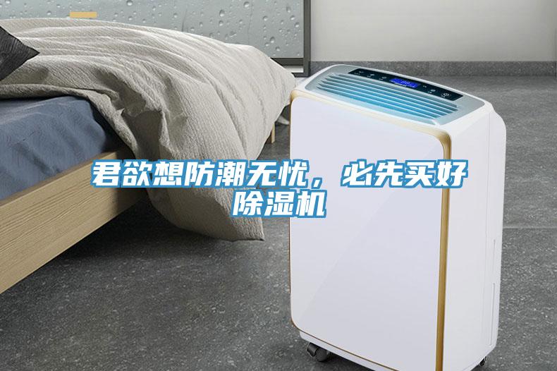 君欲想防潮无忧，必先买好除湿机