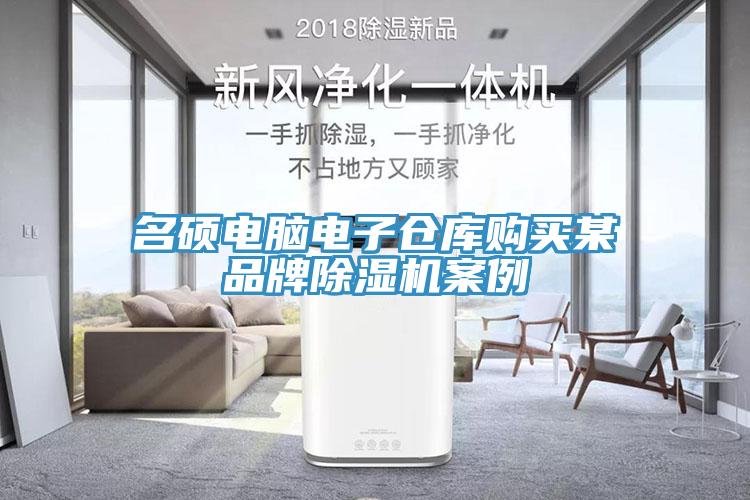 名硕电脑电子仓库购买某品牌除湿机案例