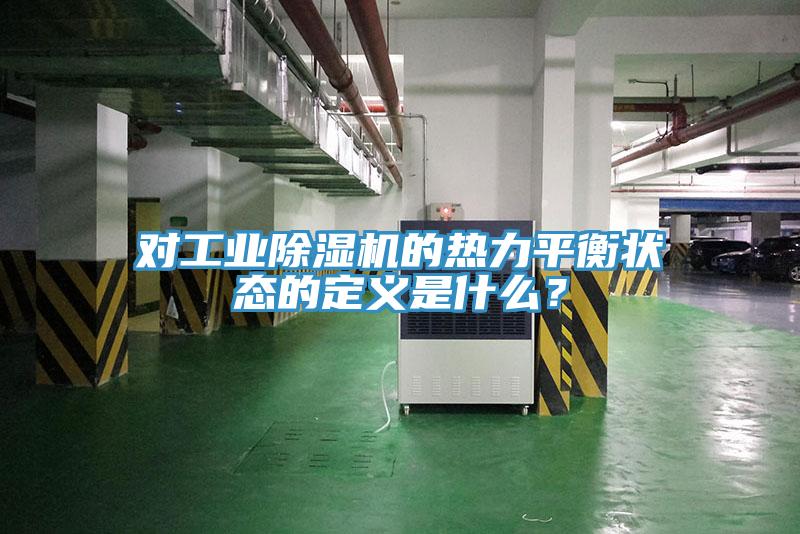 对工业除湿机的热力平衡状态的定义是什么？