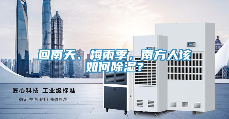 回南天、梅雨季，南方人该如何除湿？