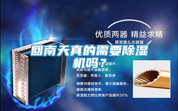 回南天真的需要除湿机吗？