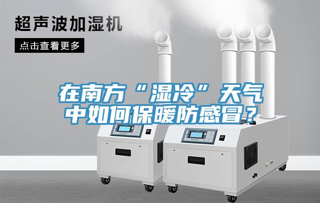 在南方“湿冷”天气中如何保暖防感冒？