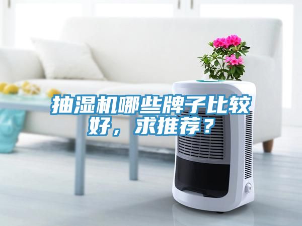 抽湿机哪些牌子比较好，求推荐？