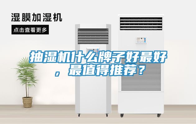 抽湿机什么牌子好最好，最值得推荐？