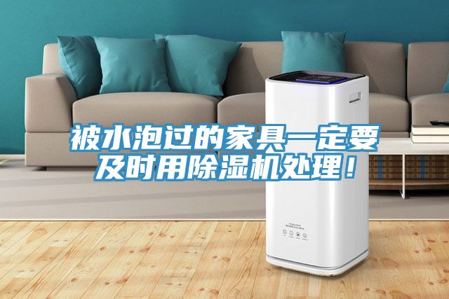 被水泡过的家具一定要及时用除湿机处理！