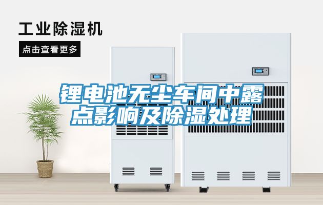 锂电池无尘车间中露点影响及除湿处理