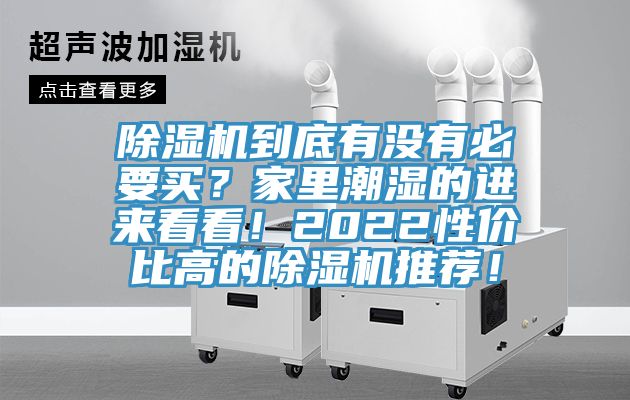除湿机到底有没有必要买？家里潮湿的进来看看！2022性价比高的除湿机推荐！