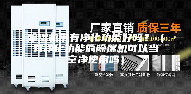 除湿机带有净化功能好吗？（有净化功能的除湿机可以当空净使用吗）