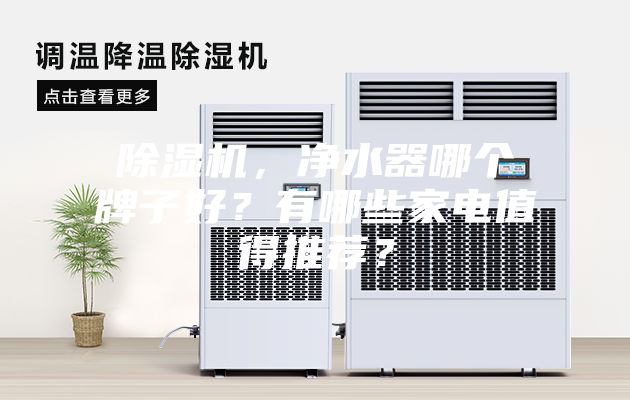 除湿机，净水器哪个牌子好？有哪些家电值得推荐？