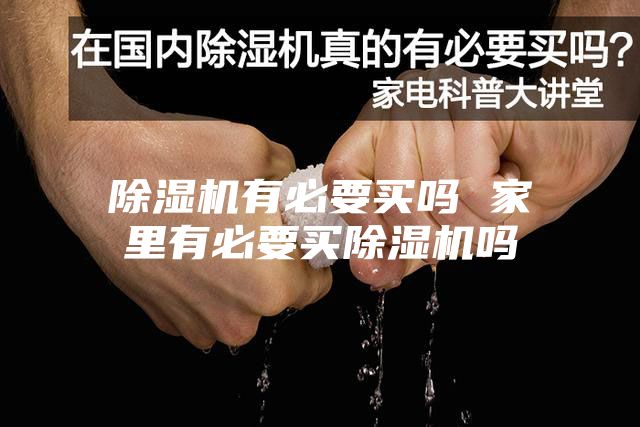 除湿机有必要买吗 家里有必要买除湿机吗
